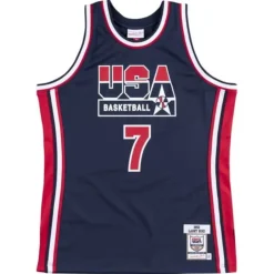Authentic Jersey Team Usa 1992 Larry Bird