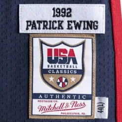 Authentic Jersey Team Usa 1992 Patrick Ewing