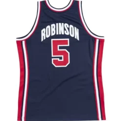 Authentic Jersey Team Usa 1992 David Robinson