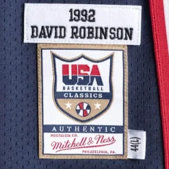 Authentic Jersey Team Usa 1992 David Robinson