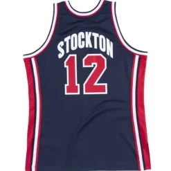 Authentic Jersey Team Usa 1992 John Stockton
