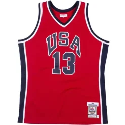 Authentic Jersey Team Usa 1984 Chris Mullin