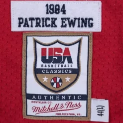 Authentic Jersey Team Usa 1984 Patrick Ewing