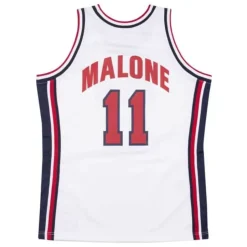 Authentic Jersey Team Usa 1992 Karl Malone