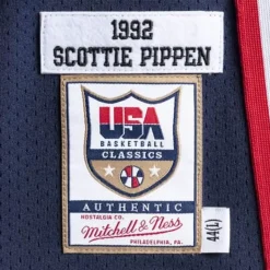 Authentic Jersey Team Usa 1992 Scottie Pippen