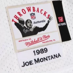 Authentic Joe Montana San Francisco 49Ers 1989 Jersey