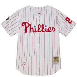 Authentic John Kruk Philadelphia Phillies Home World Series 1993 Jersey