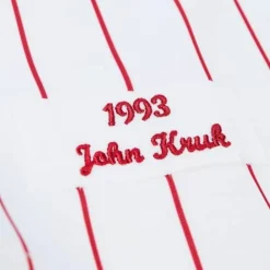 Authentic John Kruk Philadelphia Phillies Home World Series 1993 Jersey