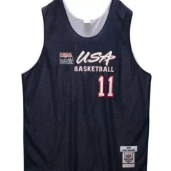 Authentic Karl Malone Team Usa Mens 1996-97 Jersey