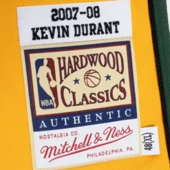 Authentic Kevin Durant Seattle Supersonics 2007-08 Jersey