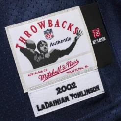 Authentic Ladainian Tomlinson San Diego Chargers 2002 Jersey