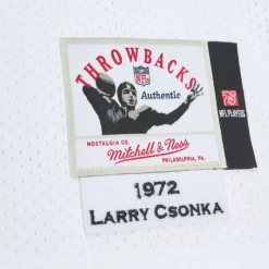 Authentic Larry Csonka Miami Dolphins 1972 Jersey