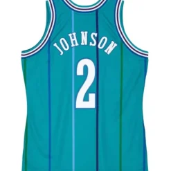 Authentic Larry Johnson Charlotte Hornets Road 1992-93 Jersey