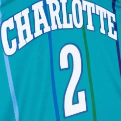 Authentic Larry Johnson Charlotte Hornets Road 1992-93 Jersey