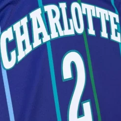 Authentic Larry Johnson Charlotte Hornets Alternate 1994-95 Jersey
