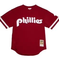 Authentic Lenny Dykstra Philadelphia Phillies 1991 Pullover Jersey