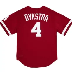 Authentic Lenny Dykstra Philadelphia Phillies 1991 Pullover Jersey