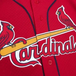 Authentic Mark Mcgwire St. Louis Cardinals 1998 Bp Jersey