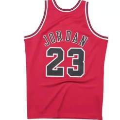 Authentic Michael Jordan Chicago Bulls Road Finals 1997-98 Jersey