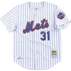 Authentic Mike Piazza New York Mets Home 2000 Jersey