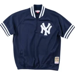 Authentic New York Yankees 1988 Bp 1/4 Zip Jersey