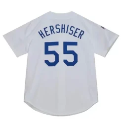 Authentic Orel Hershiser Los Angeles Dodgers Home 1988 Jersey
