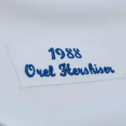 Authentic Orel Hershiser Los Angeles Dodgers Home 1988 Jersey