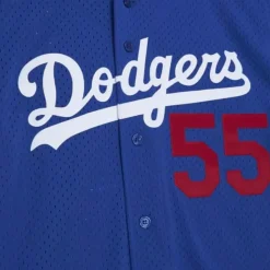 Authentic Orel Hershiser Los Angeles Dodgers 2000 Bp Jersey