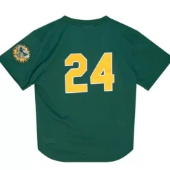 Authentic Rickey Henderson Oakland Athletics 1998 Pullover Jersey