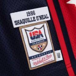 Authentic Shaquille O'Neal Team Usa Mens 1996-97 Jersey