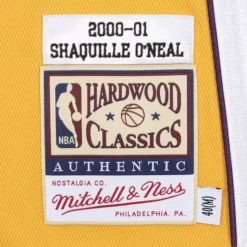 Authentic Shaquille O'Neal Los Angeles Lakers 2000-01 Jersey