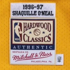 Authentic Shaquille O'Neal Los Angeles Lakers 1996-97 Jersey