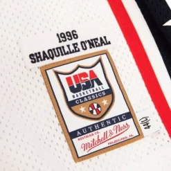 Authentic Shaquille O'Neal Team Usa Mens 1996-97 Jersey