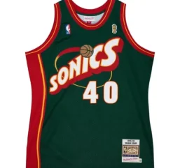 Authentic Shawn Kemp Seattle Supersonics 1995-96 Jersey