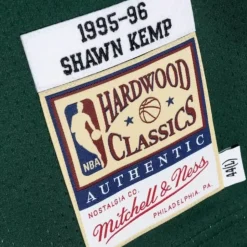 Authentic Shawn Kemp Seattle Supersonics 1995-96 Jersey