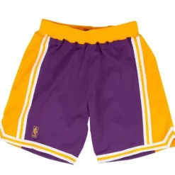 Authentic Shorts Los Angeles Lakers Road 1996-97