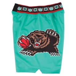Authentic Shorts Vancouver Grizzlies Road 1995-96