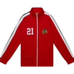 Authentic Stan Mikita Chicago Blackhawks 1971 Warm Up Jacket