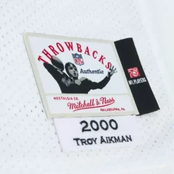 Authentic Troy Aikman Dallas Cowboys White 2000 Jersey
