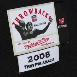 Authentic Troy Polamalu Pittsburgh Steelers Alternate 2008 Jersey