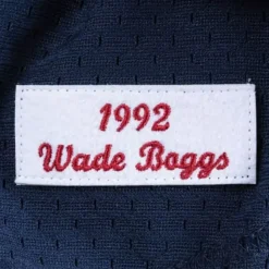 Authentic Wade Boggs Boston Red Sox 1992 Pullover Jersey