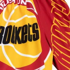 Big Face Fashion Shorts 5.0 Houston Rockets
