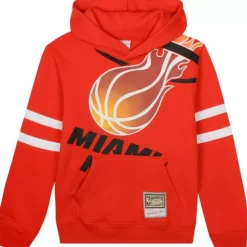 Big Face Fleece Hoodie Miami Heat