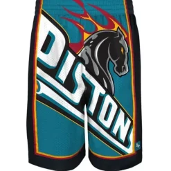 Big Face Shorts Detroit Pistons