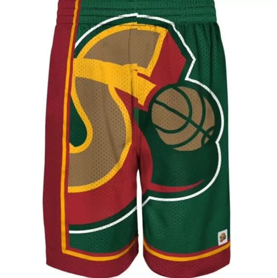 Big Face Shorts Seattle Supersonics