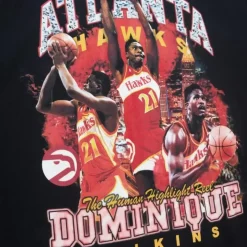 Bling Ss Tee Hwc Atlanta Hawks Dominique Wilkins