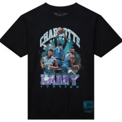 Bling Ss Tee Hwc Charlotte Hornets Larry Johnson