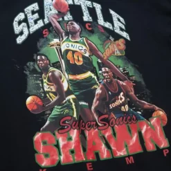 Bling Ss Tee Hwc Seattle Supersonics Shawn Kemp