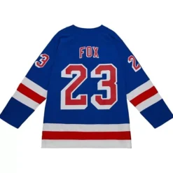 Blue Line Adam Fox New York Rangers 2021 Jersey