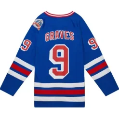 Blue Line Adam Graves New York Rangers 1993 Jersey
